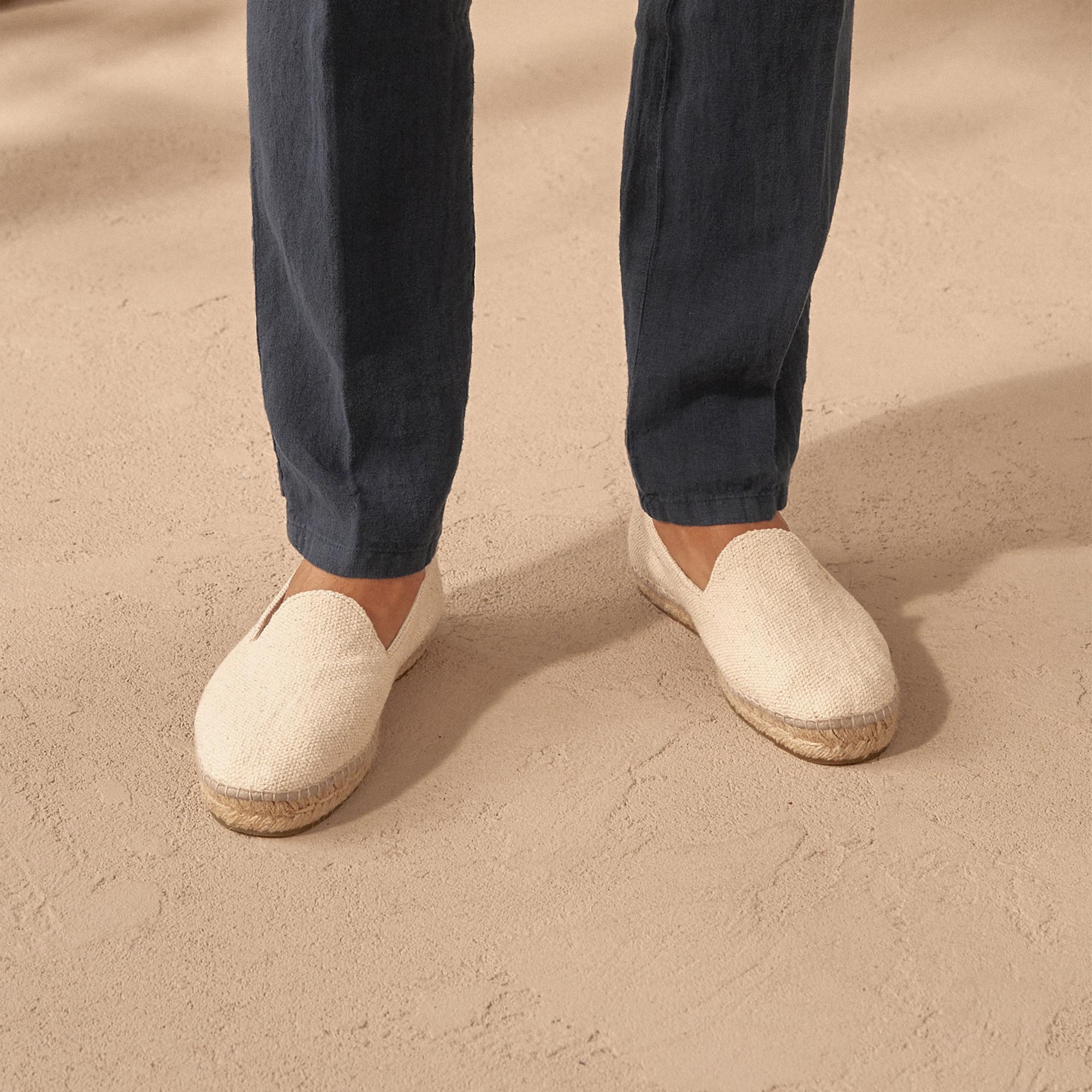 Manebi Erkek Krem Rengi Espadril