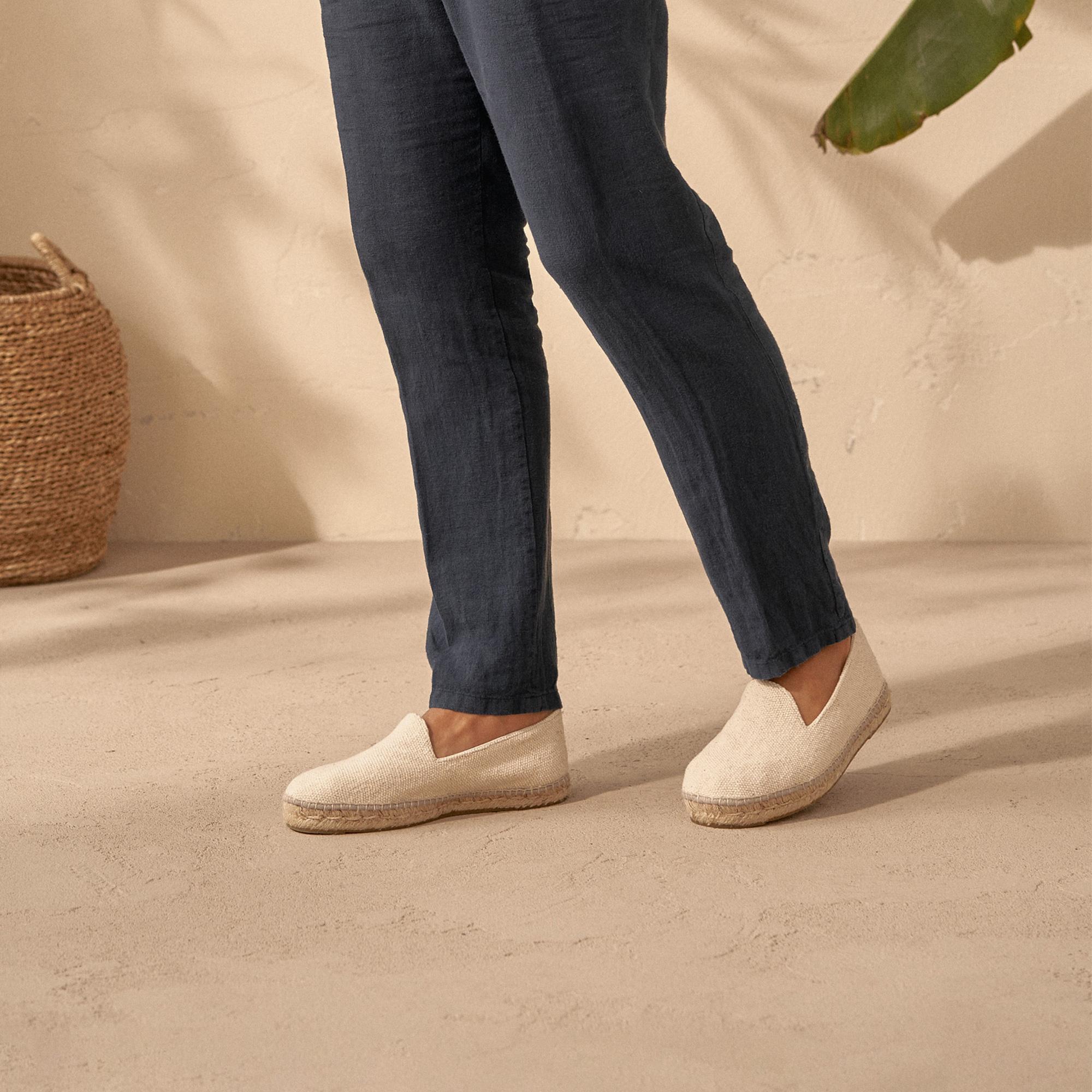 Manebi Erkek Krem Rengi Espadril