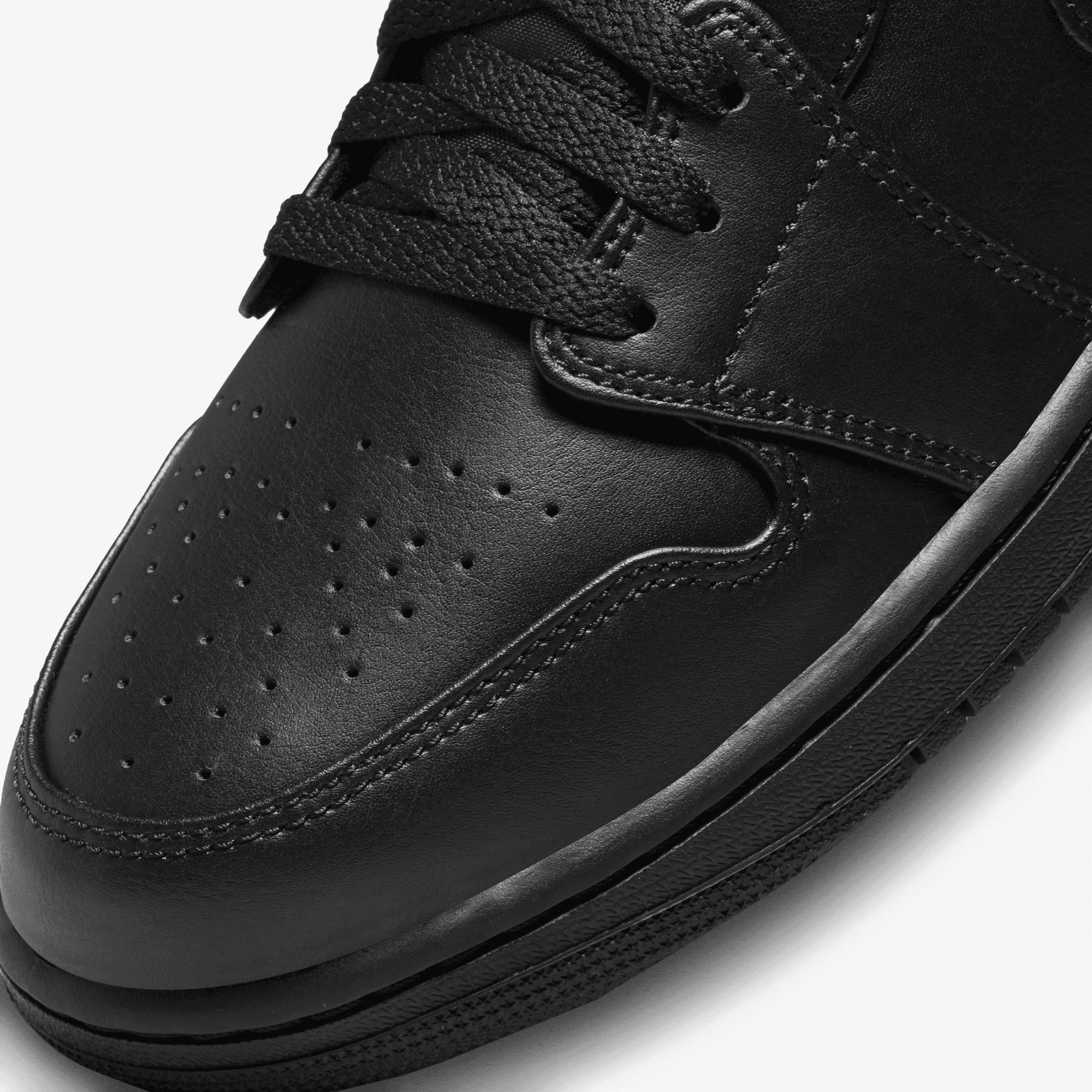 Jordan Air 1 Mid Erkek Siyah Spor Ayakkabı