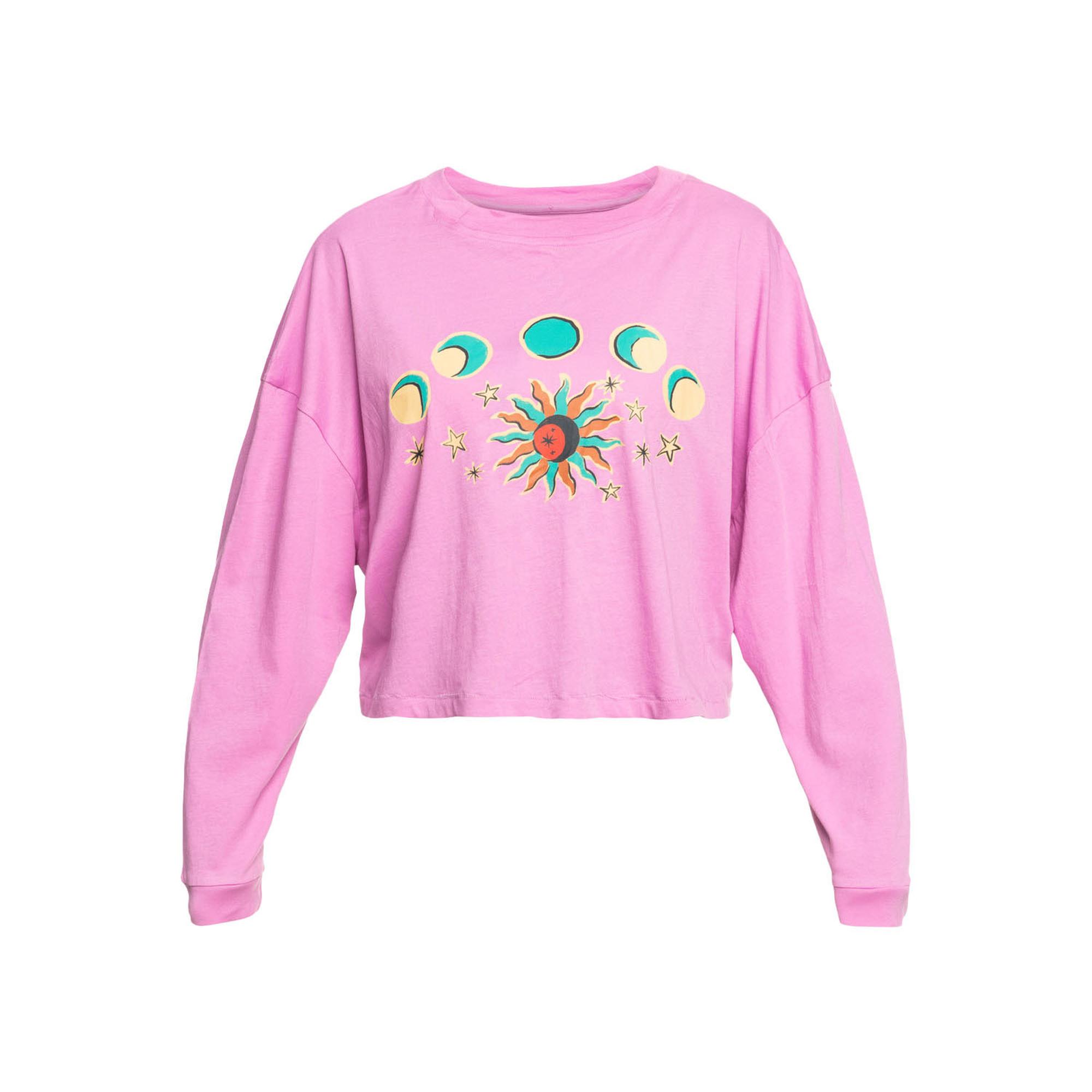 Billabong Beach Boyfriend Crop Kadın Pembe Tişört