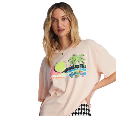  Billabong Pipe New Boy Kadın Pembe Tişört