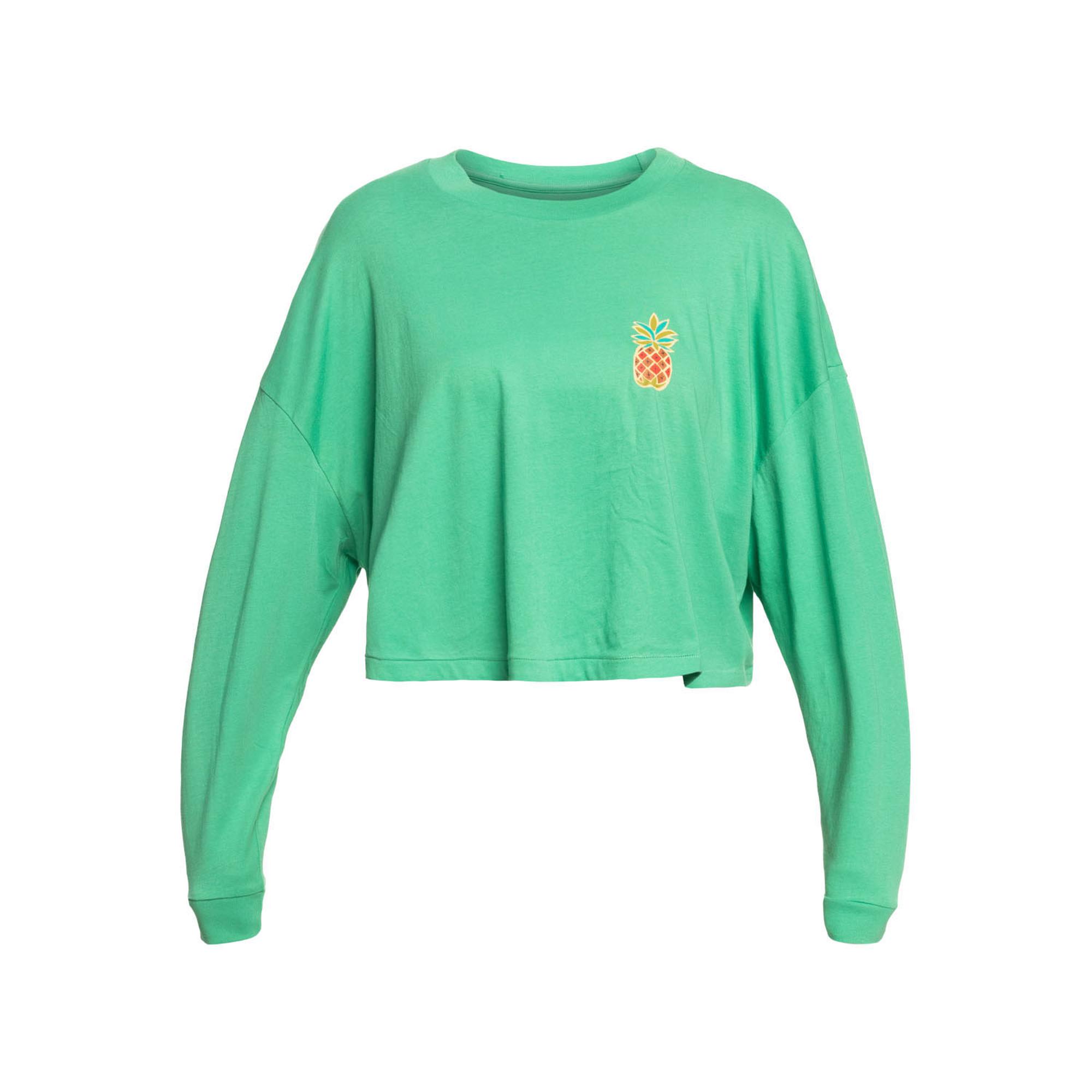 Billabong Beach Boyfriend Crop Kadın Yeşil Tişört