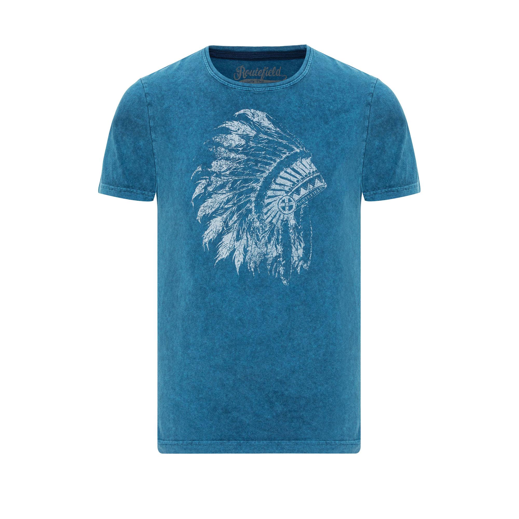 Routefield Tead Erkek Mavi Tişört