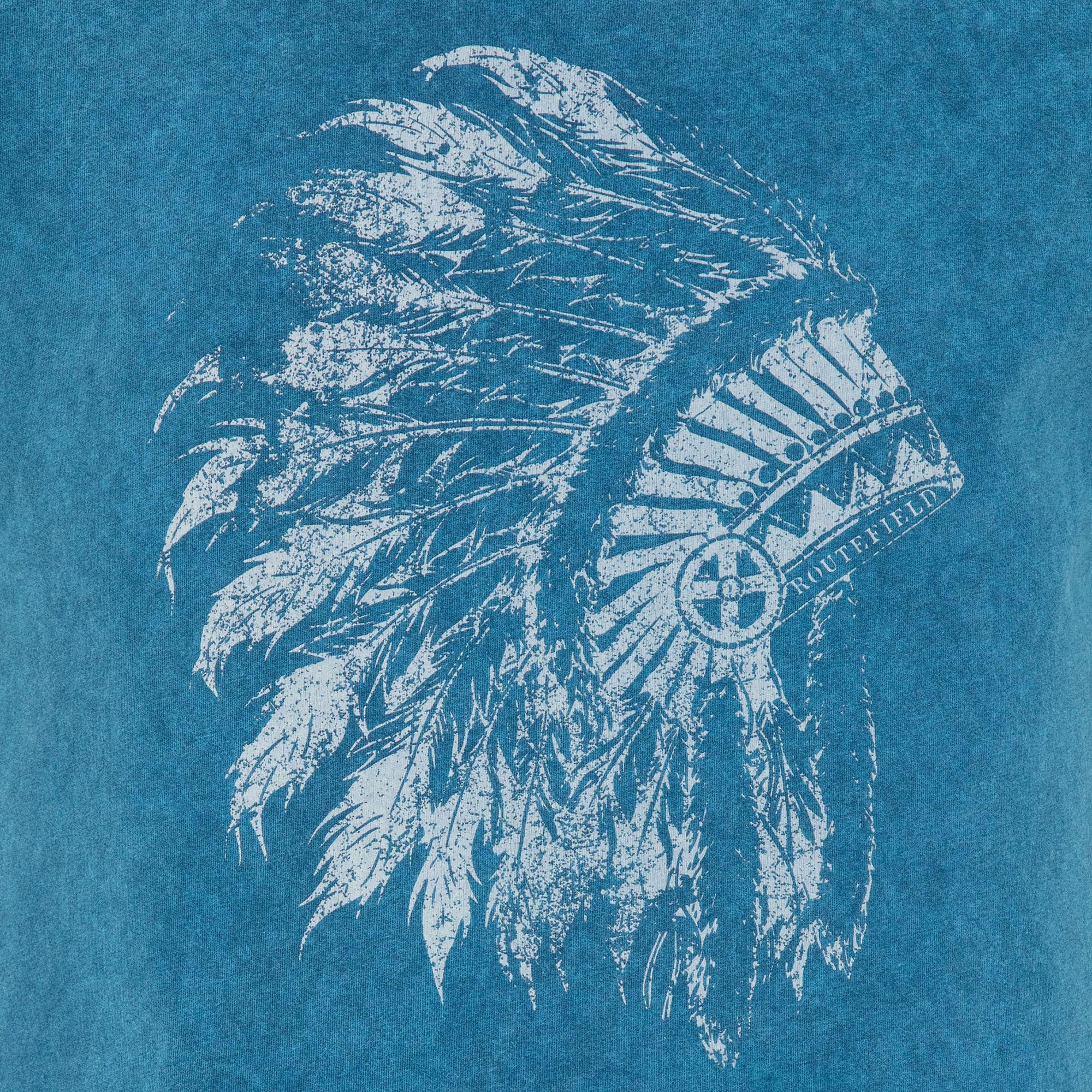 Routefield Tead Erkek Mavi Tişört