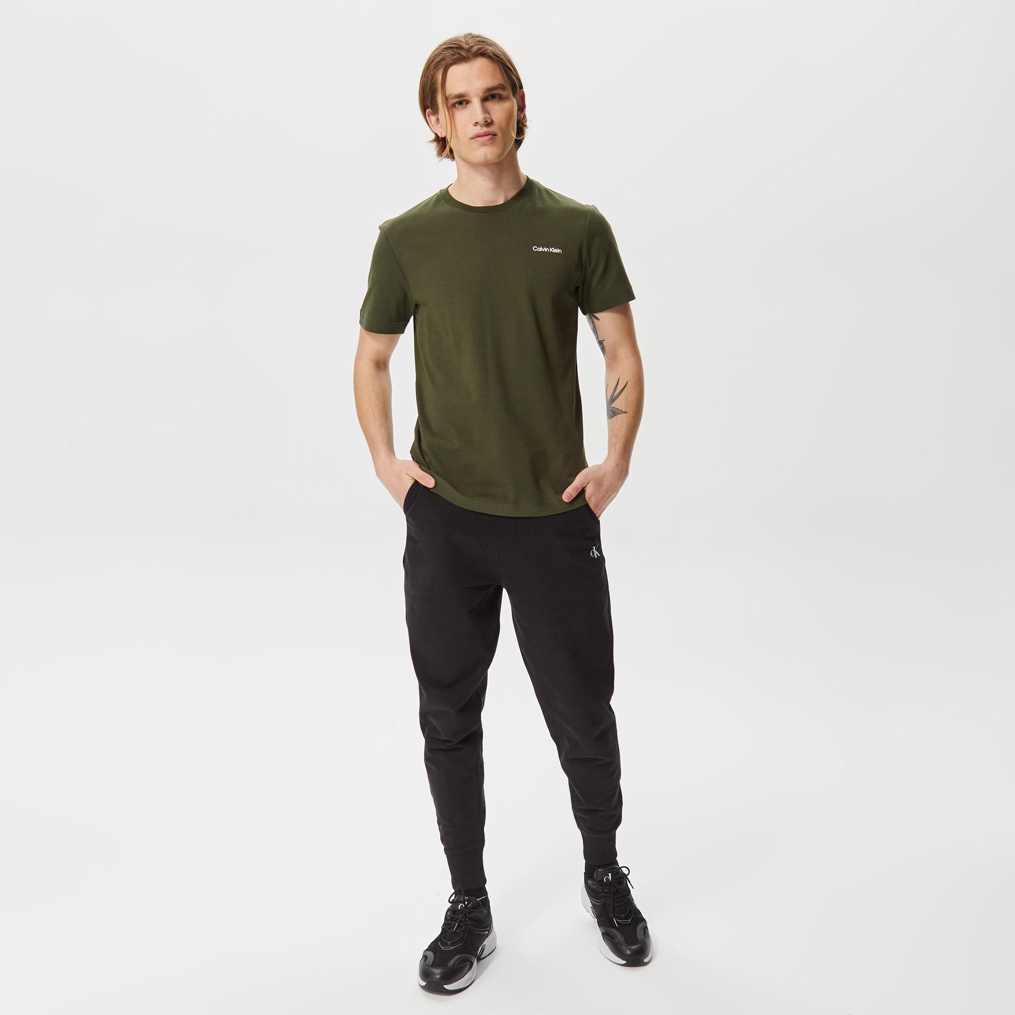 Calvin Klein Erkek Yeşil T-Shirt
