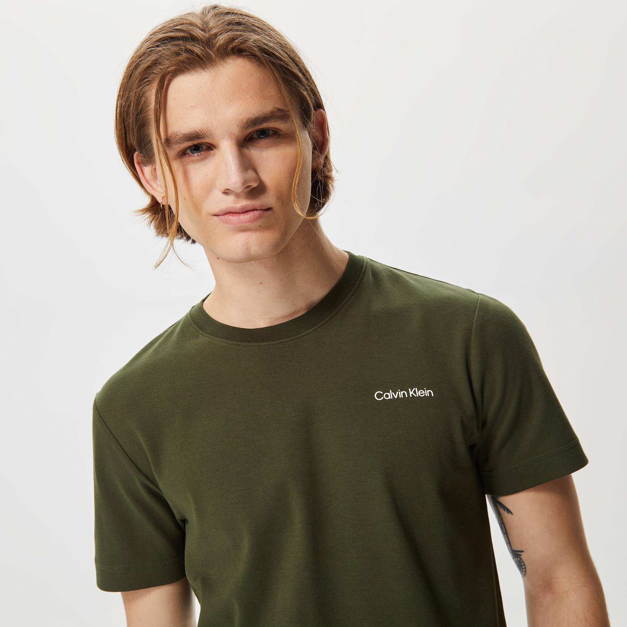 Calvin Klein Erkek Yeşil T-Shirt