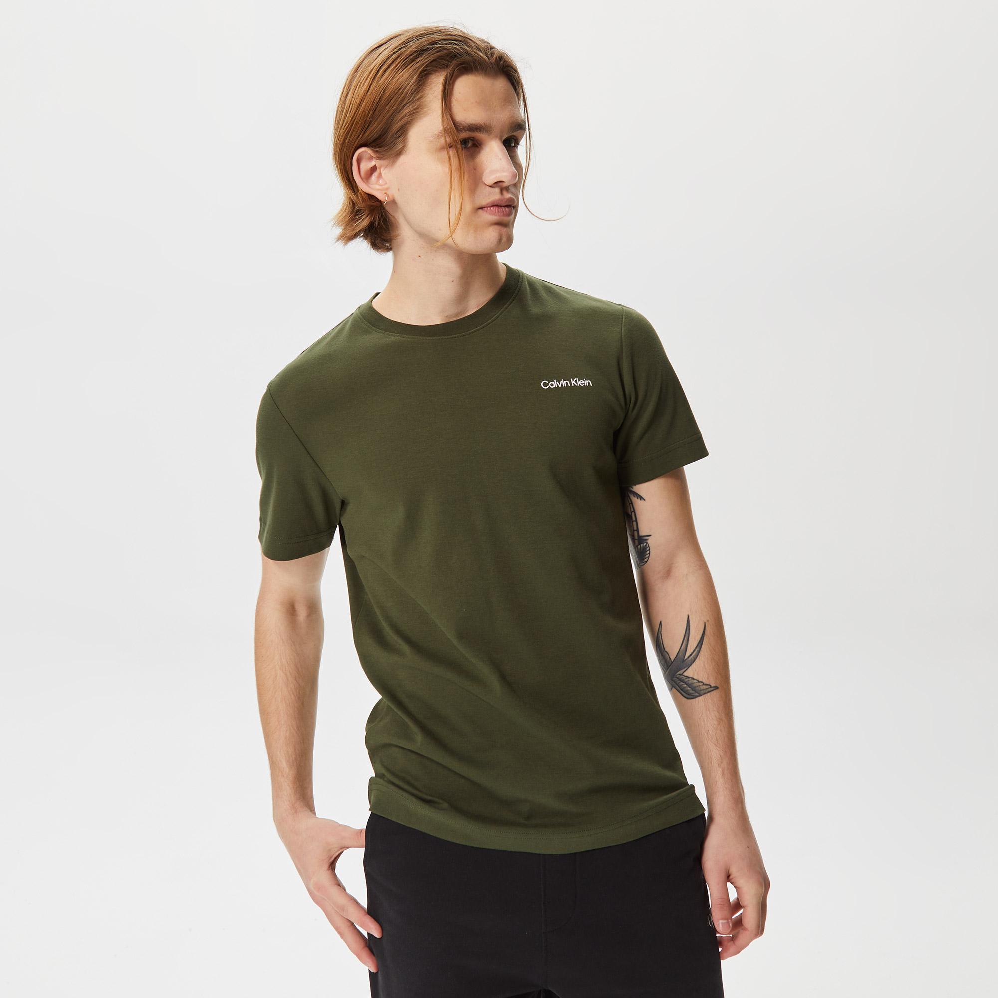 Calvin Klein Erkek Yeşil T-Shirt