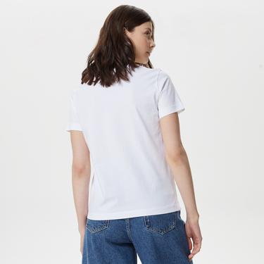  Calvin Klein Institutional Straight Beyaz Kadın T-Shirt