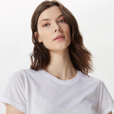  Under Armour Streaker Kadın Beyaz Koşu T-Shirt