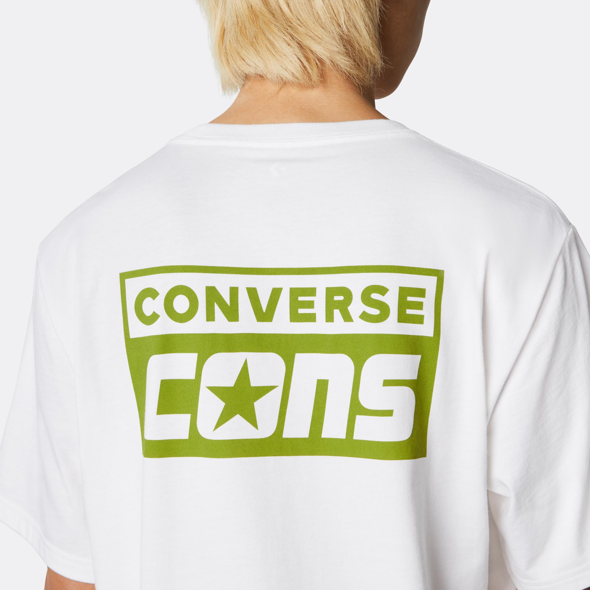 Converse Cons Graphic Erkek Beyaz T-Shirt