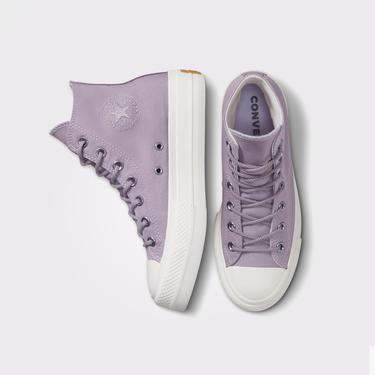  Converse Chuck Taylor All Star Lift Platform Summer Utility Kadın Mor Spor Ayakkabı
