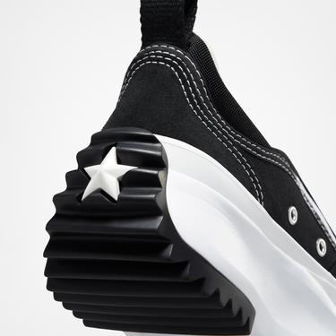  Converse Run Star Hike Slip Platform Kadın Siyah Spor Ayakkabı