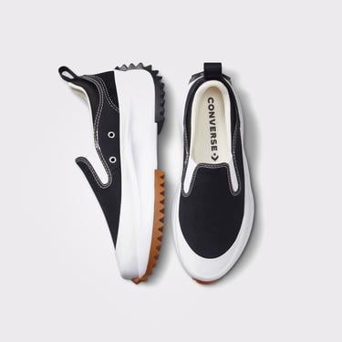  Converse Run Star Hike Slip Platform Kadın Siyah Spor Ayakkabı