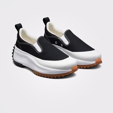  Converse Run Star Hike Slip Platform Kadın Siyah Spor Ayakkabı