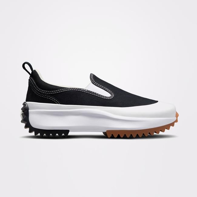  Converse Run Star Hike Slip Platform Kadın Siyah Spor Ayakkabı