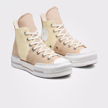  Converse Chuck 70 Plus Summer Utility Unisex Krem Spor Ayakkabı
