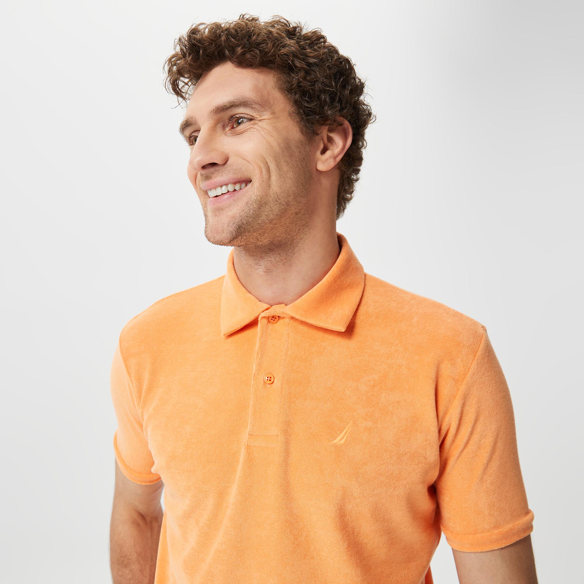 Nautica Erkek Turuncu Kısa Kollu Polo