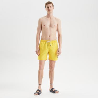  Nautica Erkek Sarı Regular Fit Mayo Şort