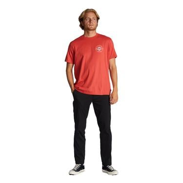  Billabong Rotor Diamond Ss Erkek Kırmızı Tişört