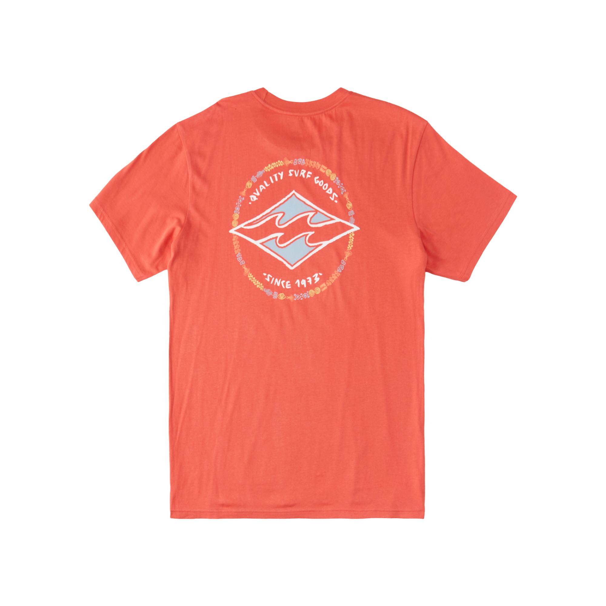 Billabong Rotor Diamond Ss Erkek Kırmızı Tişört