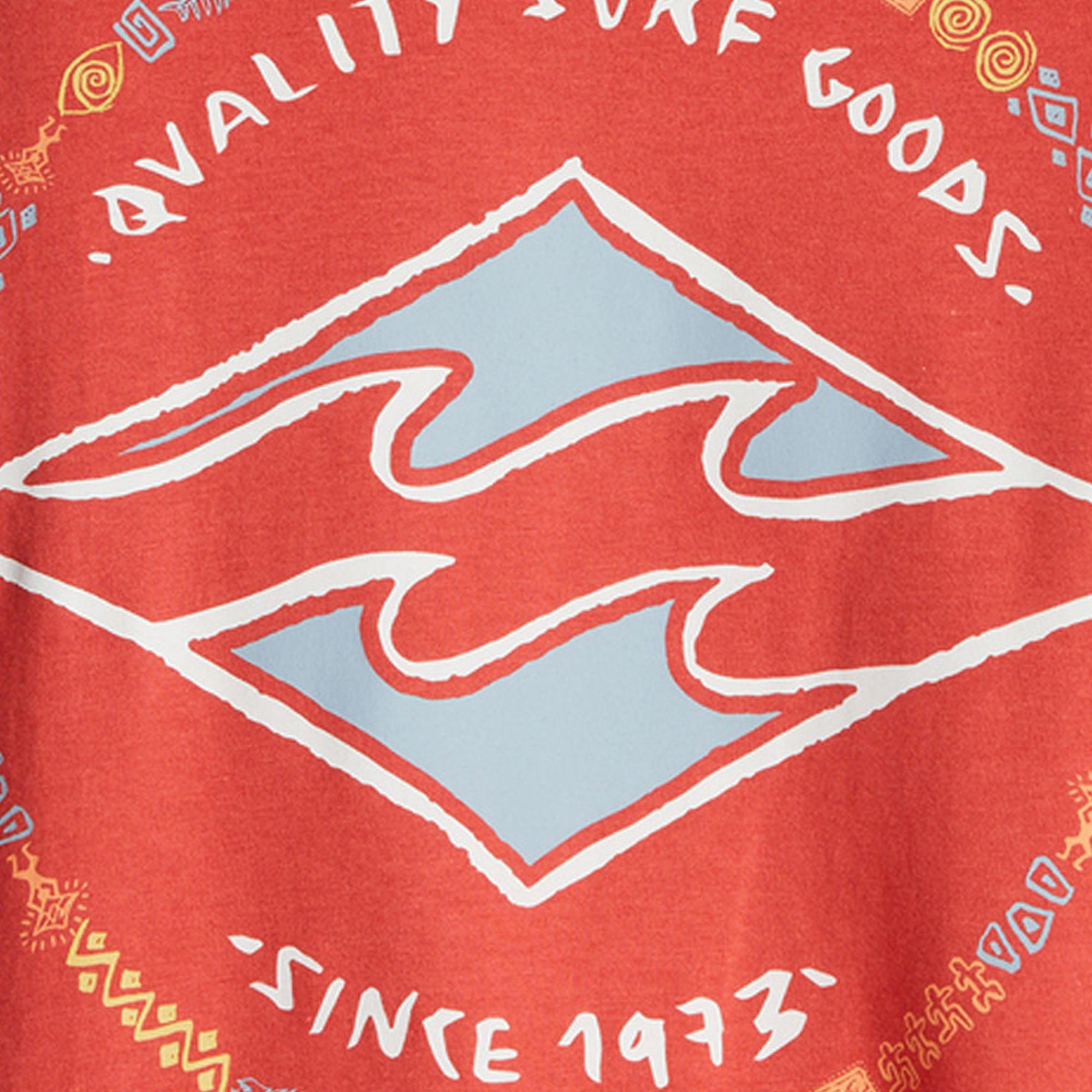 Billabong Rotor Diamond Ss Erkek Kırmızı Tişört