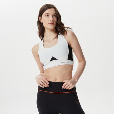  Skechers Sule Mesh Detailed Mid Support Kadın Gri Bra