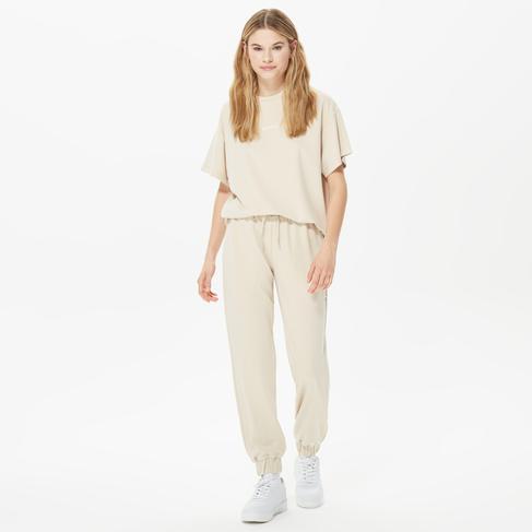  Nautica Kadın Bej Oversize Eşofman Altı