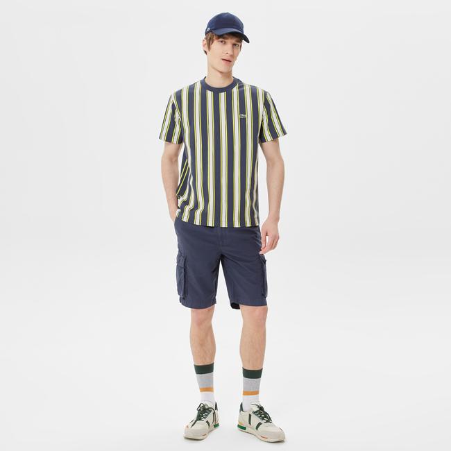  Erkek Regular Fit Lacivert Bermuda