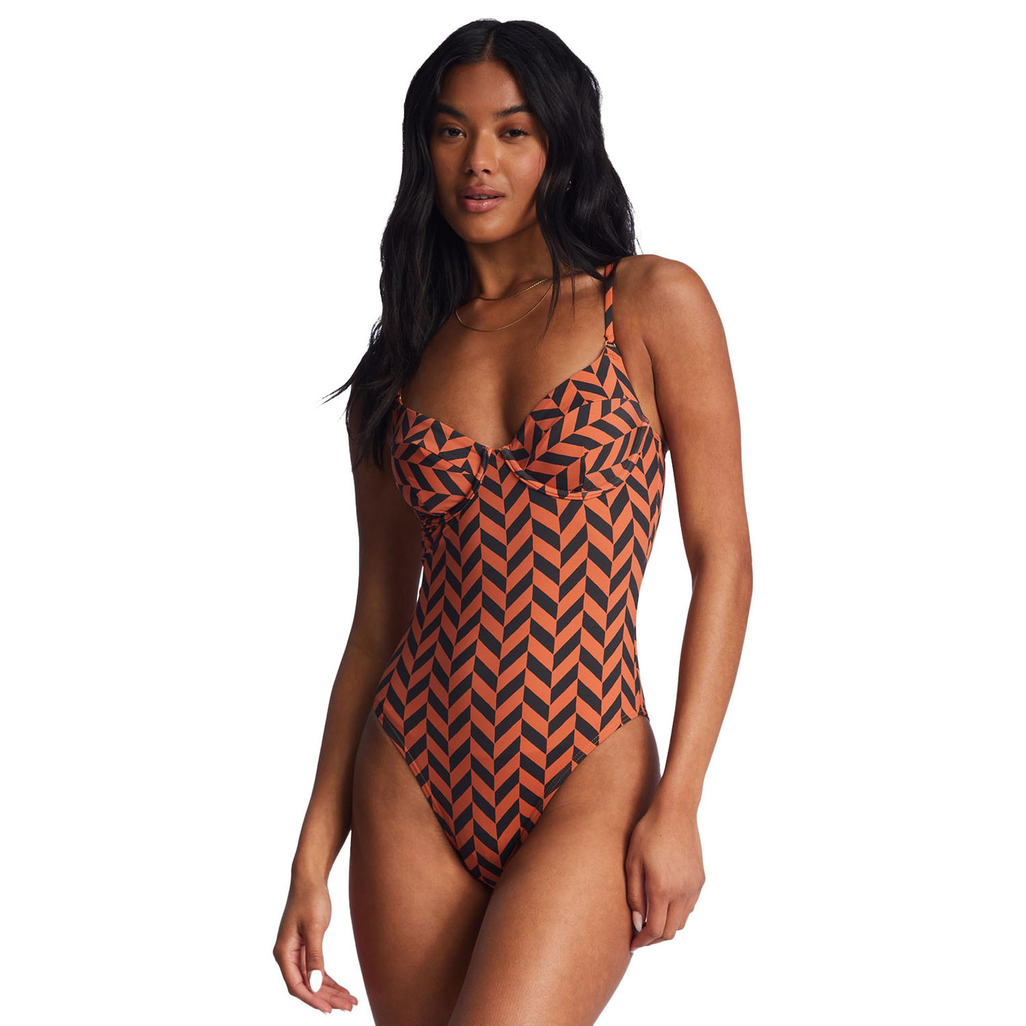 Billabong Cross Step One Piece Kadın Kırmızı Mayo