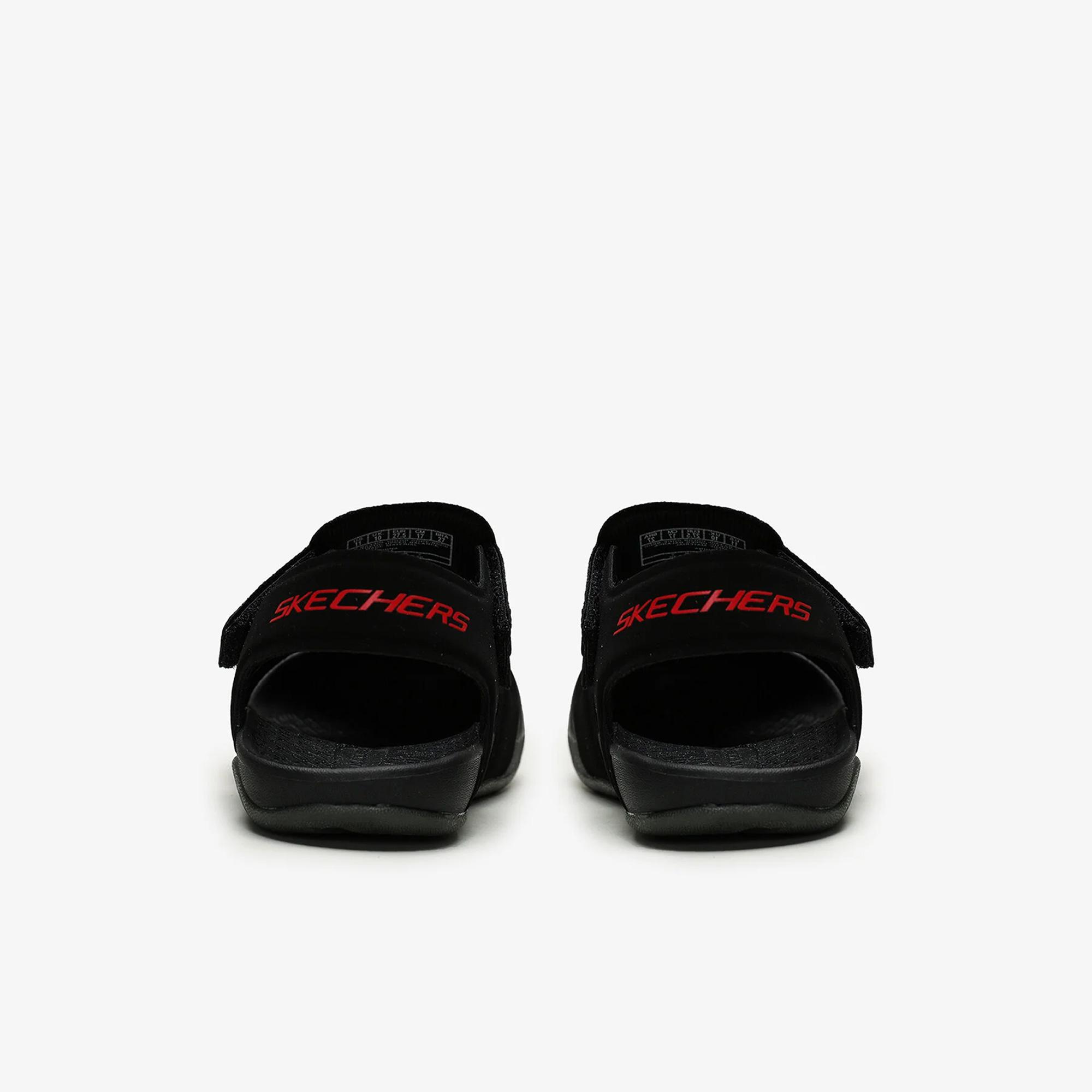 Skechers Side Wave Çocuk Siyah Sandalet