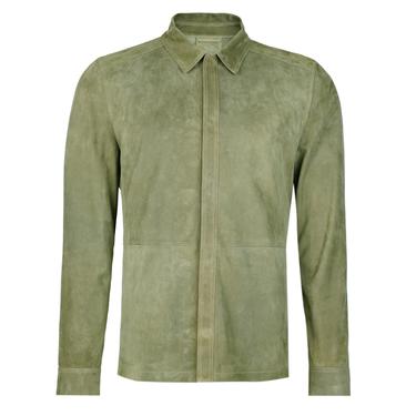  Osvaldo Yeşil Erkek Süet Gömlek