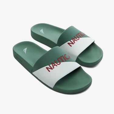  Nautica Erkek Yeşil Terlik