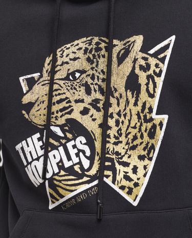  The Kooples Erkek Baskılı Siyah Sweatshirt