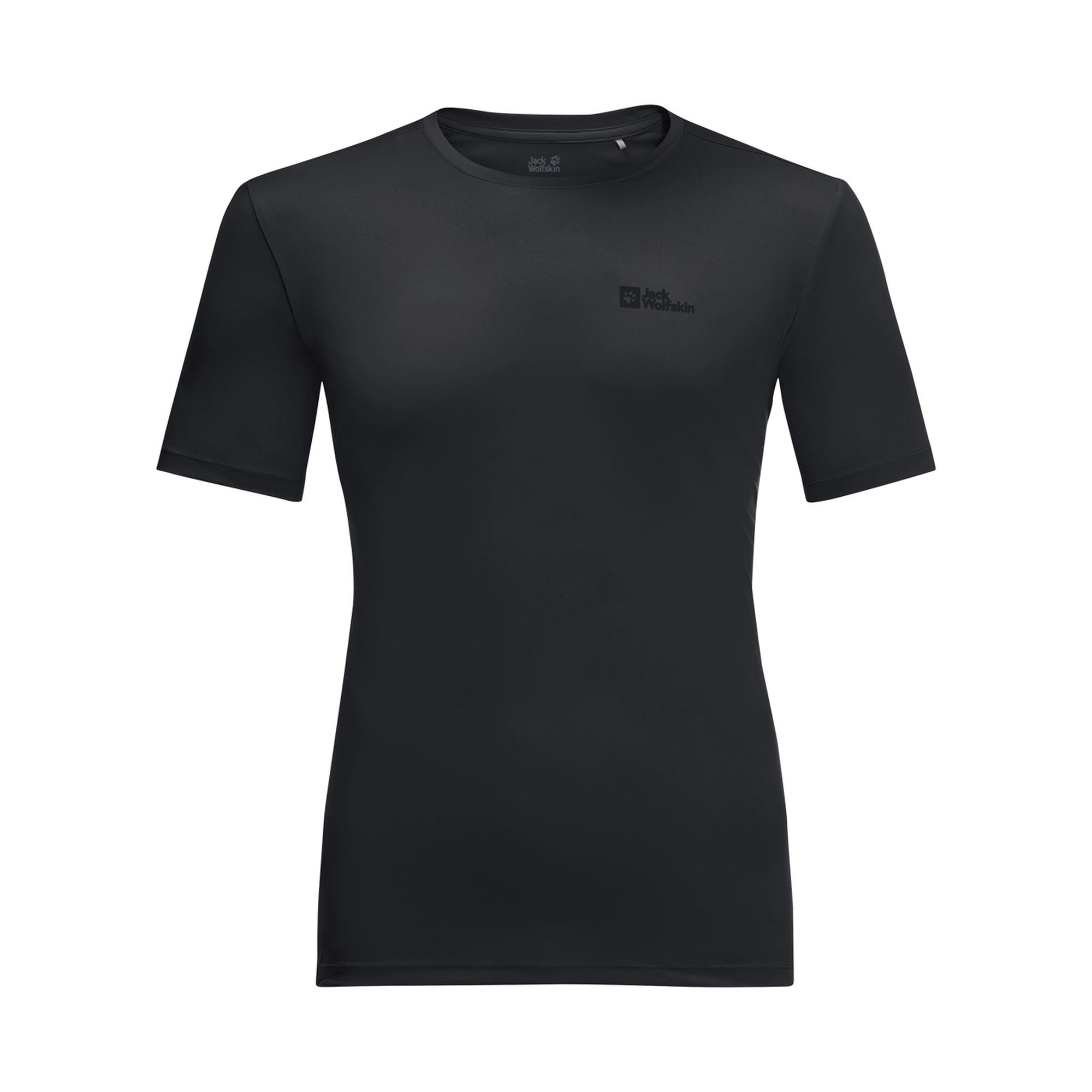 Jack Wolfskin Tech T Erkek Gri Tişört