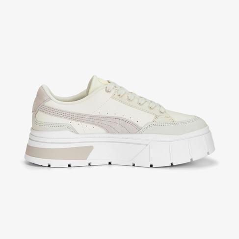  Puma Mayze Stack Luxe Kadın Bej Sneaker