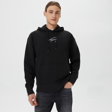  Tommy Jeans Relaxed Signature Erkek Siyah Sweatshirt
