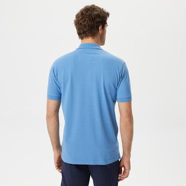  Nautica Erkek Mavi Classic Fit Kısa Kollu Polo