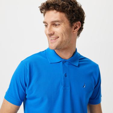  Nautica Erkek Mavi Classic Fit Kısa Kollu Polo Yaka T-Shirt