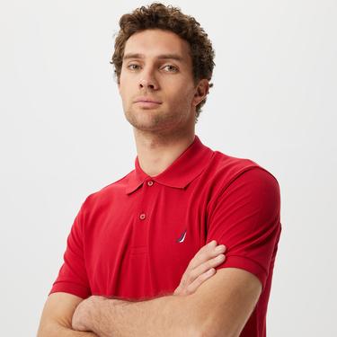  Nautica Erkek Kırmızı Classic Fit Kısa Kollu Polo