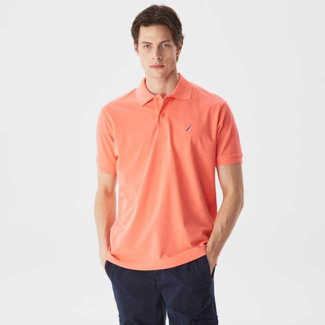  Nautica Erkek Turuncu Classic Fit Kısa Kollu Polo