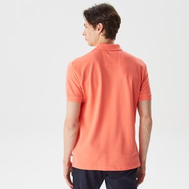  Nautica Erkek Turuncu Classic Fit Kısa Kollu Polo