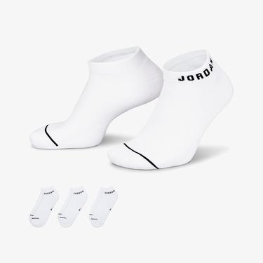  Jordan Everyday Cush Poly Ns 3'lü Unisex Beyaz Çorap