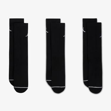  Jordan Everyday Crew 3'lü Unisex Siyah Çorap