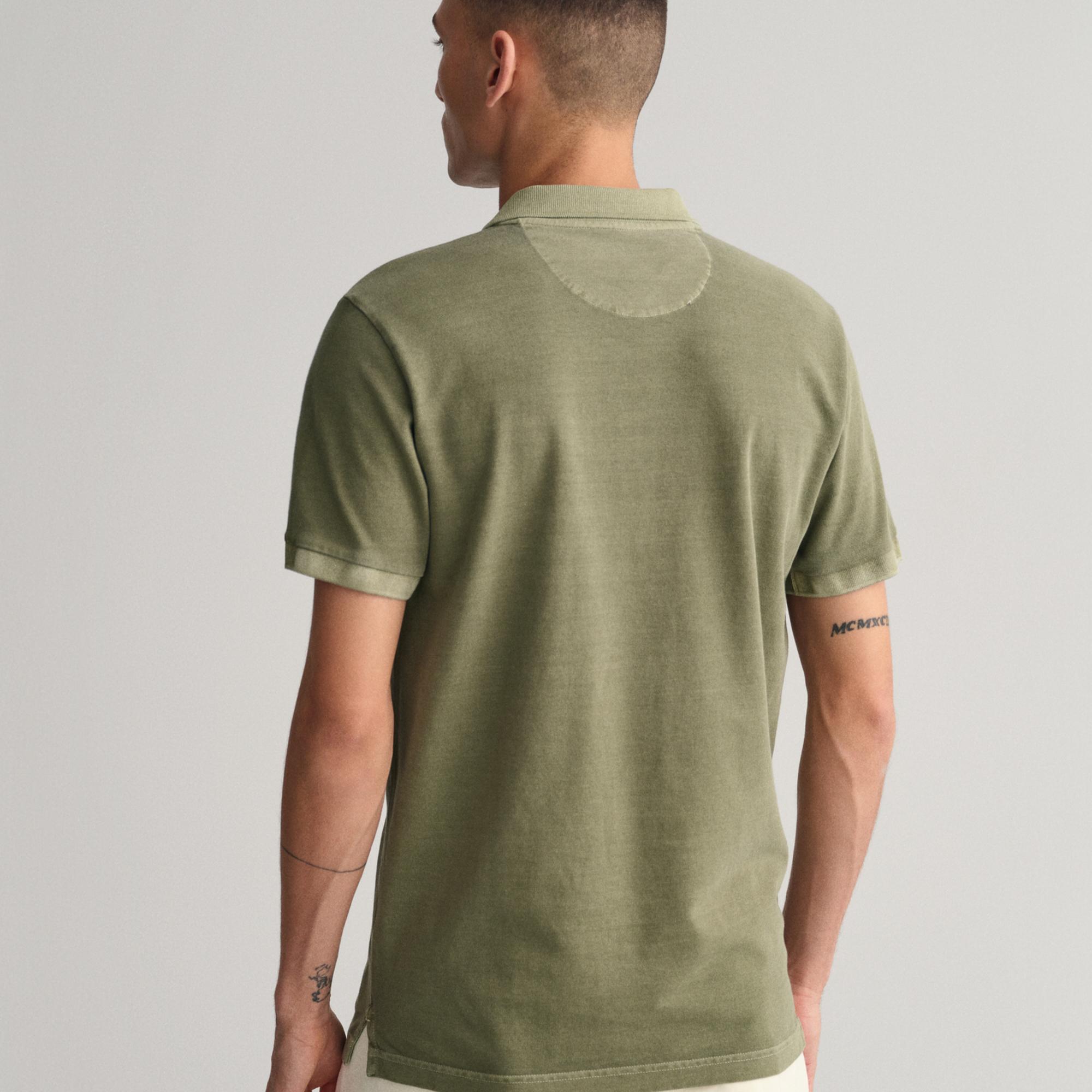 GANT Erkek Yeşil Regular Fit Polo