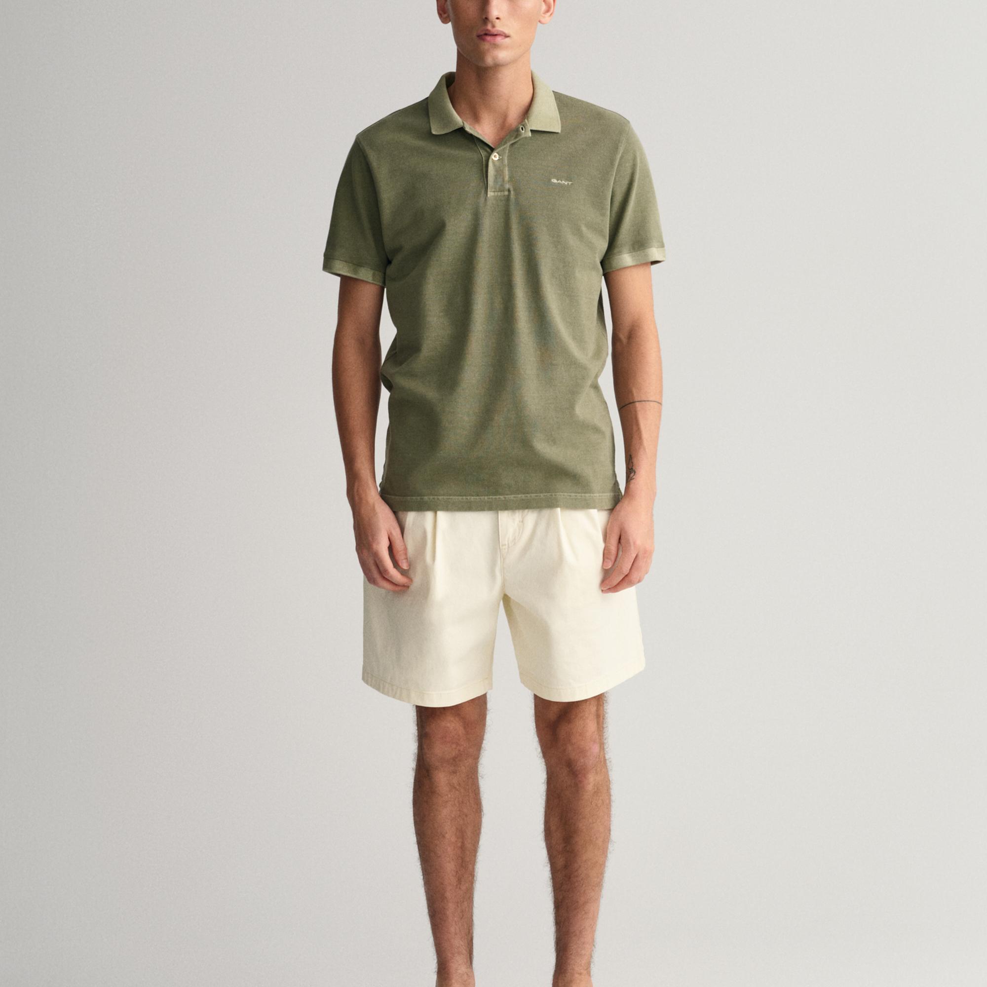 GANT Erkek Yeşil Regular Fit Polo