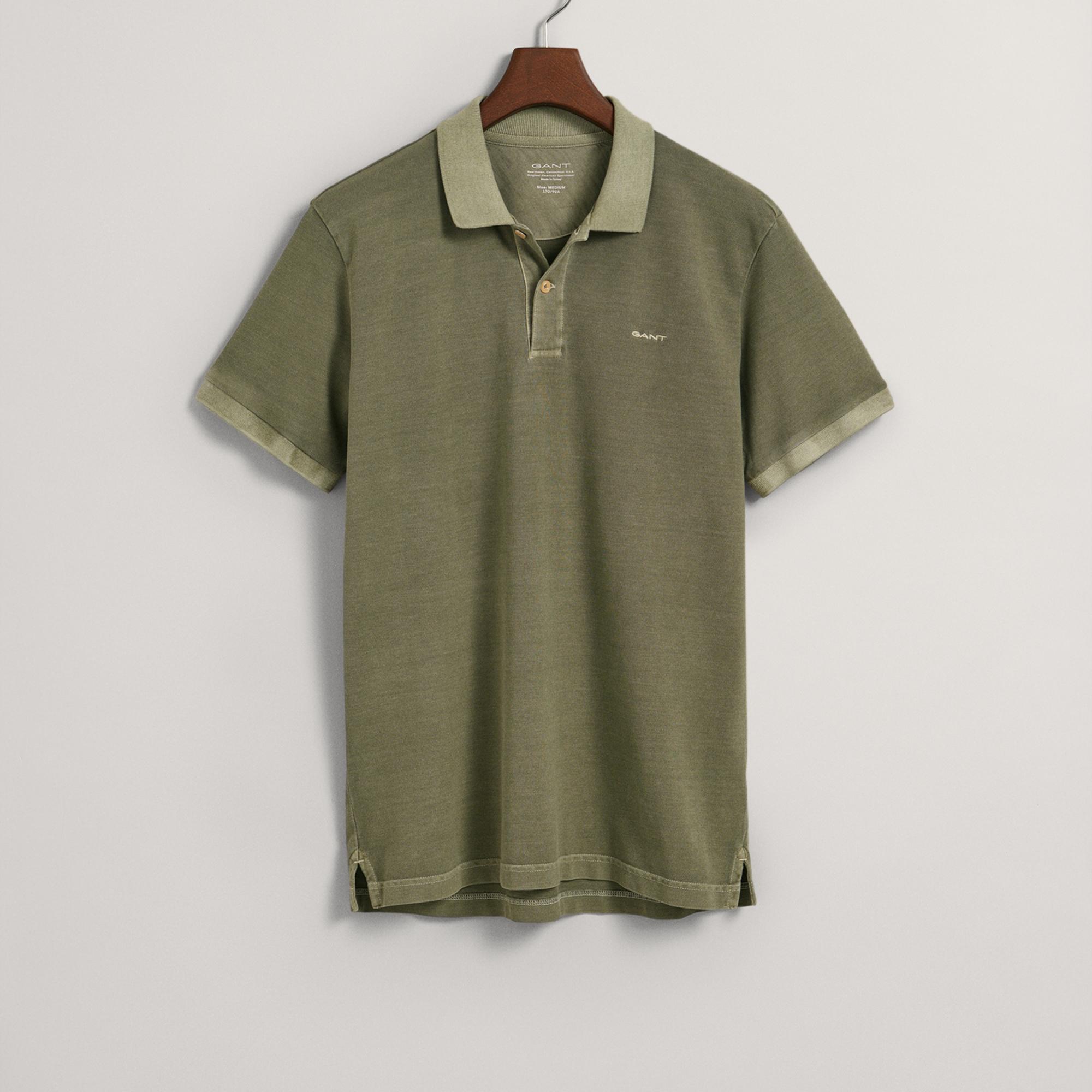 GANT Erkek Yeşil Regular Fit Polo