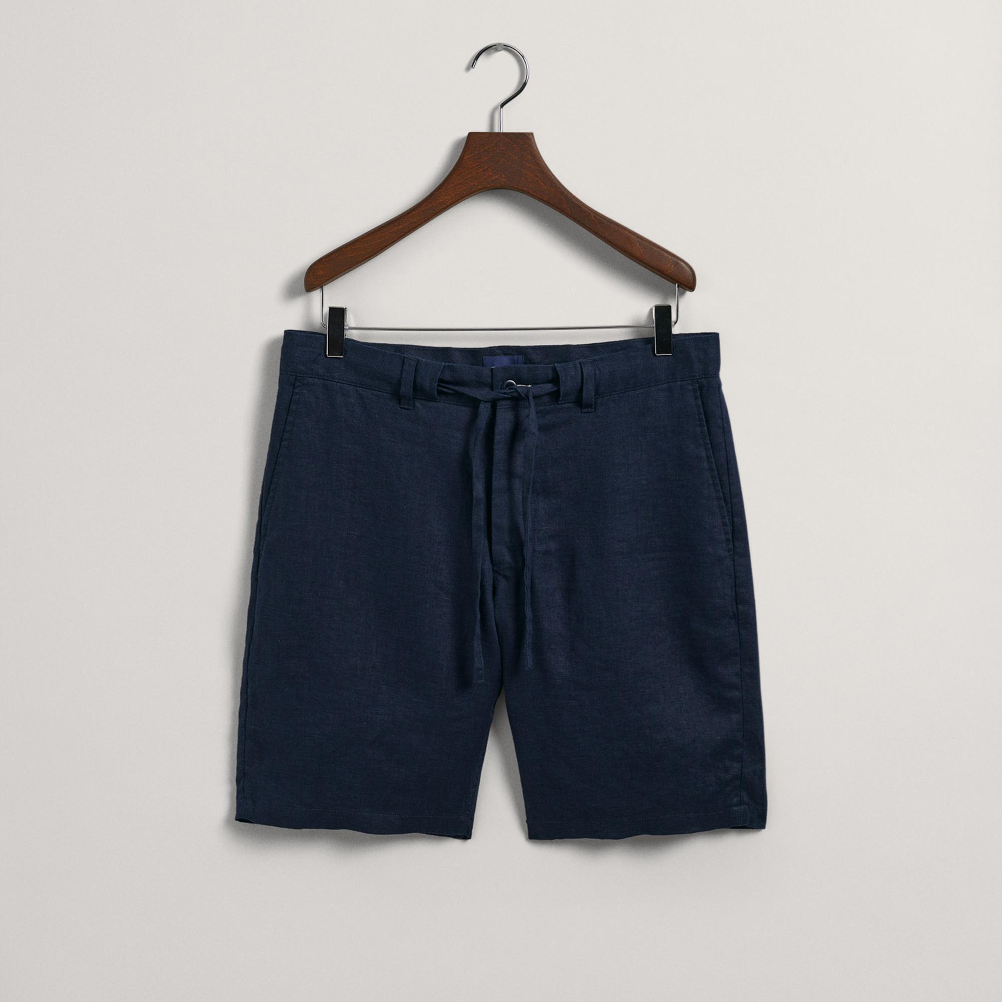 GANT Erkek Lacivert Relaxed Fit Şort