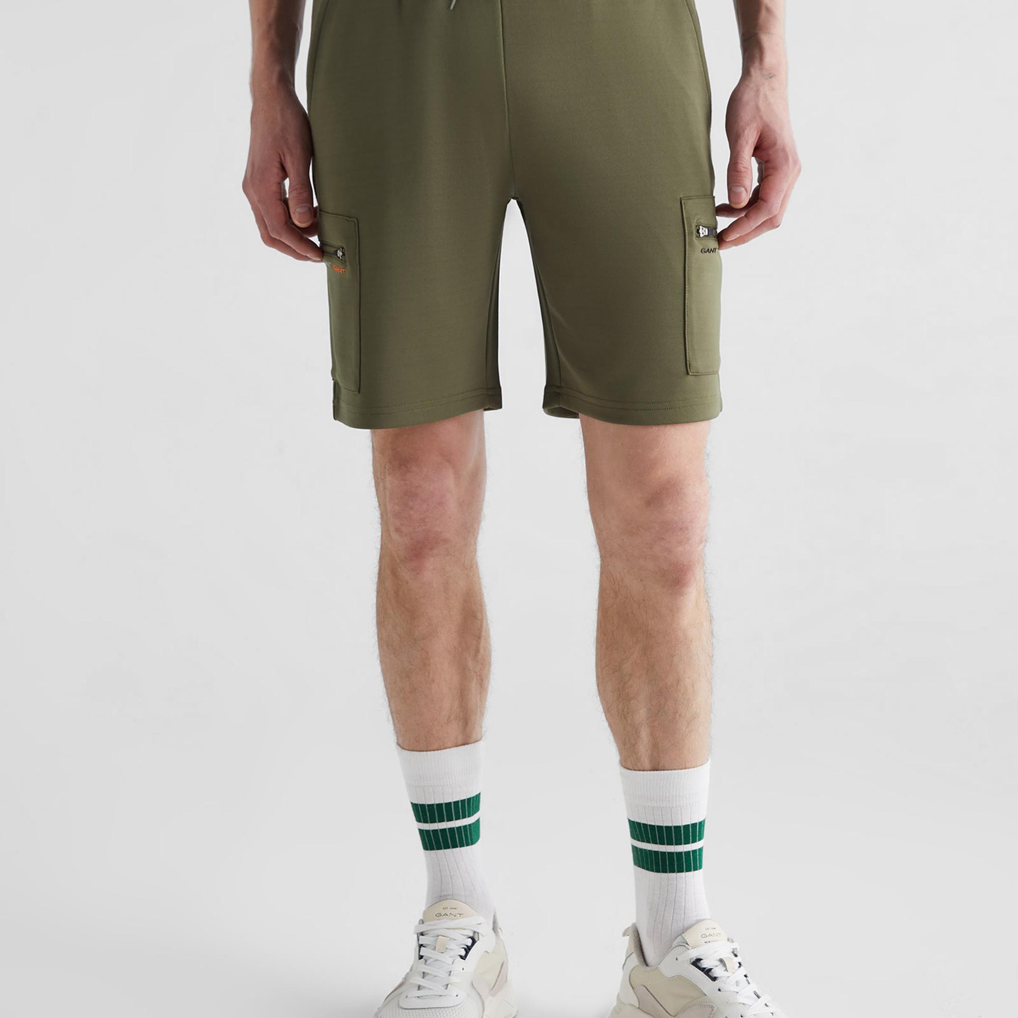 GANT Erkek Yeşil Regular Fit Şort