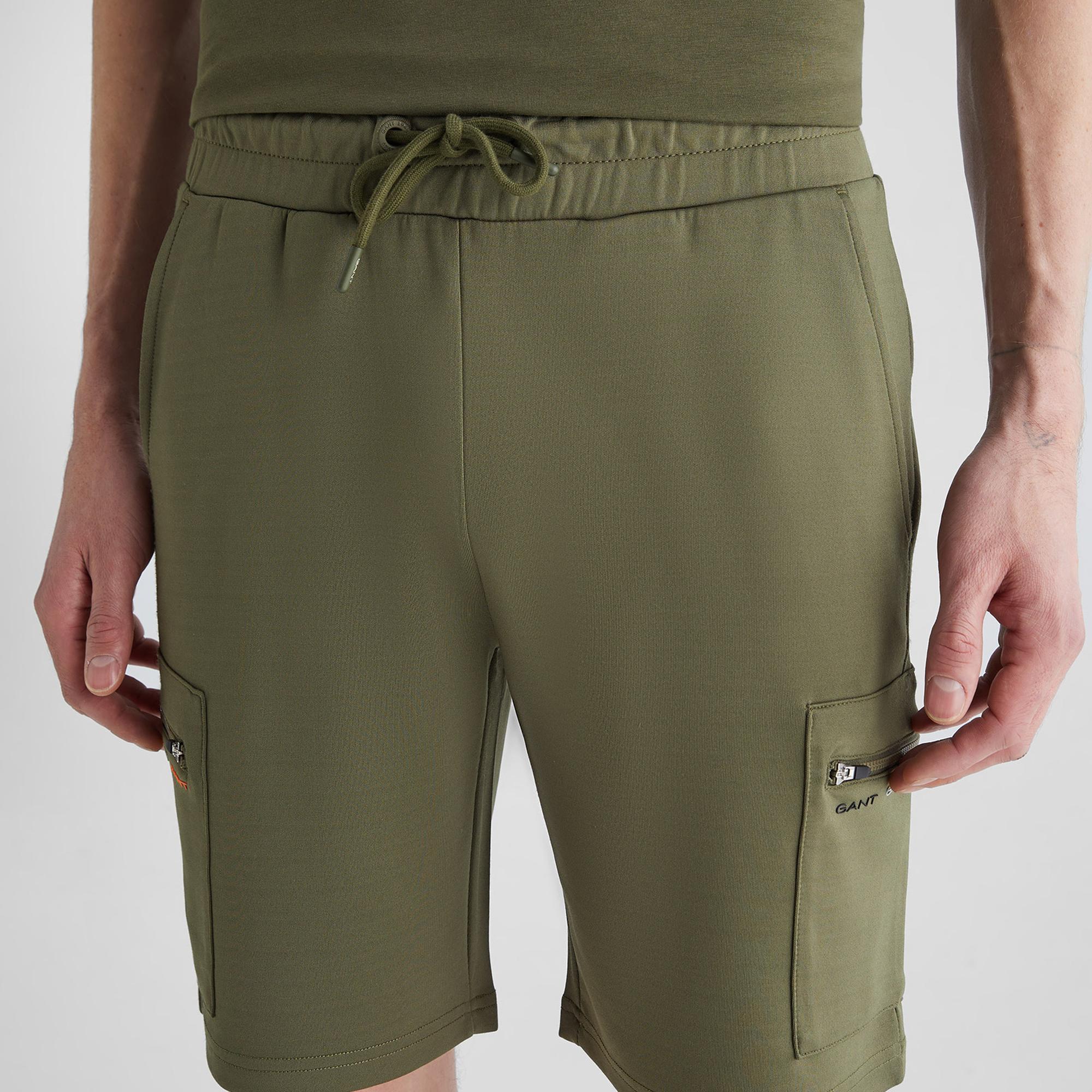 GANT Erkek Yeşil Regular Fit Şort