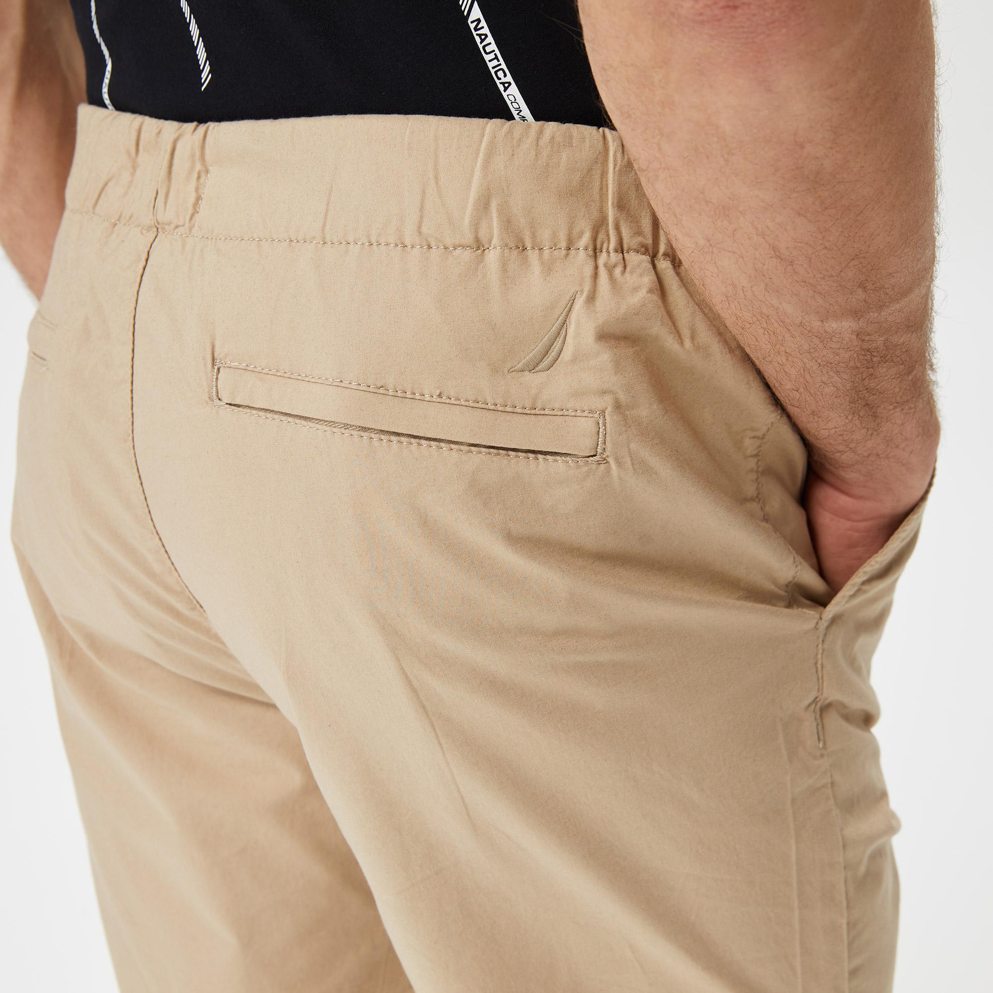 Nautica Erkek Bej Bermuda Şort